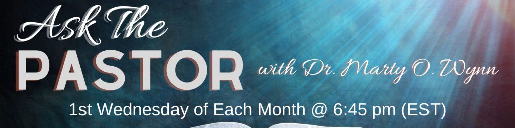 Graphic for Ask the Pastor